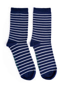 Unisex Stripe Roll Top Socks