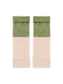 Cashmere Colour Split Fingerless Gloves