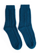 Unisex Cashmere Cable Socks